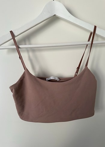 Bej Minimalist Mini Bralet