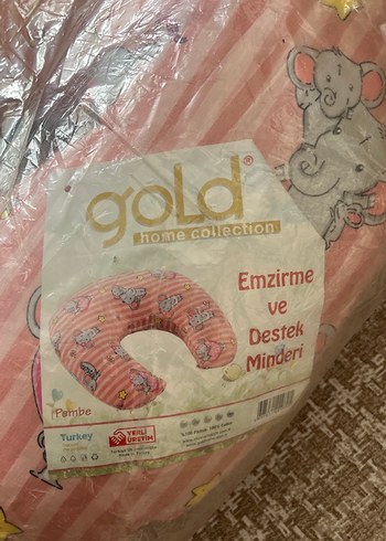 Pembe Desenli Emzirme ve Hamilelik Yastığı - Görsel 2