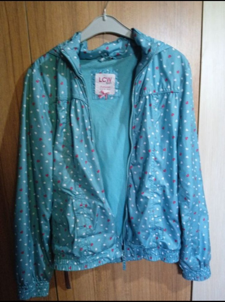 LCW Mavi Desenli Yağmurluk - Görsel 2