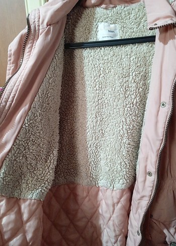 Düğmeli Pembe Midi Kadın Ceket - Görsel 4