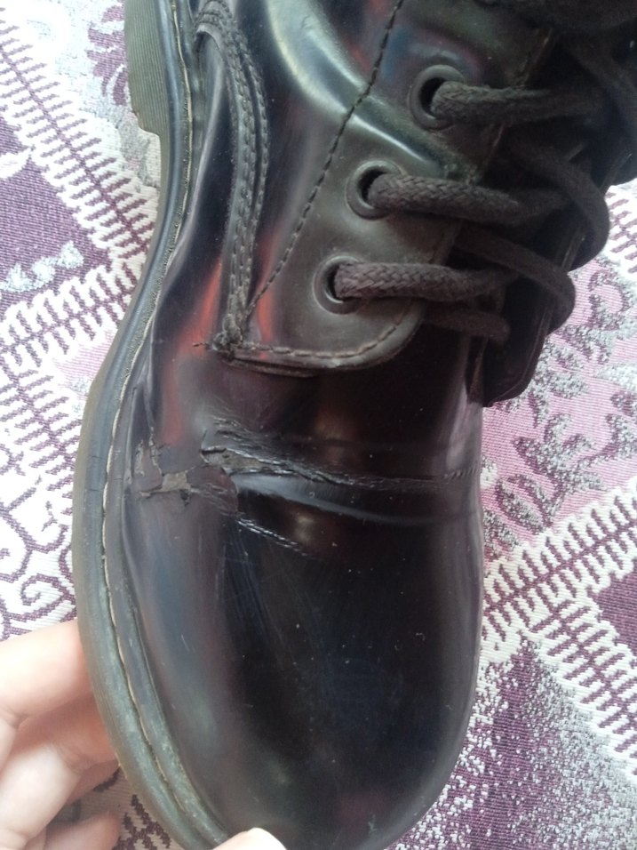 Kadın Siyah Deri Goth Botlar - Görsel 4