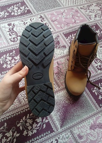 Deri Bağcıklı Kahverengi Dolgu Topuk Bot - Görsel 6