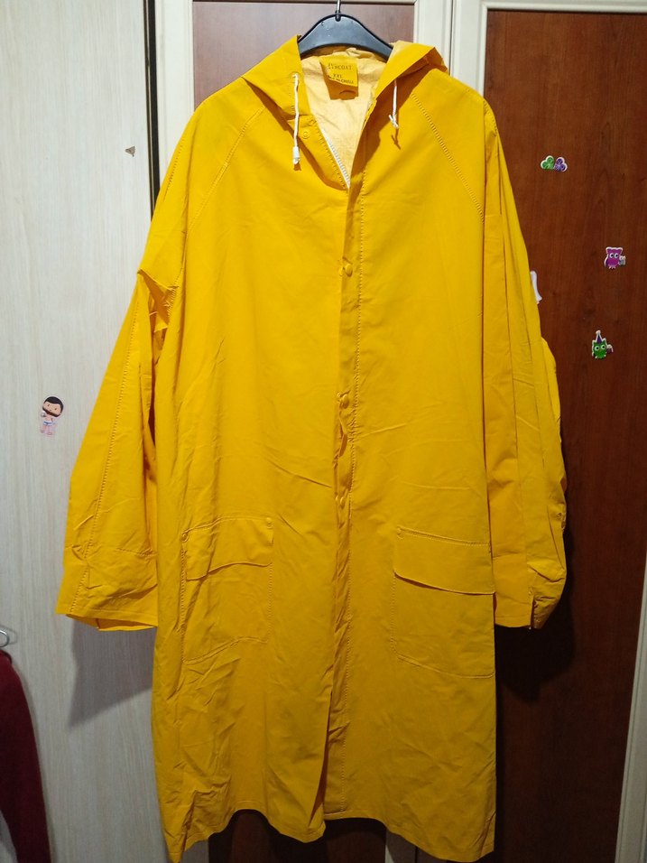 Sarı Erkek Yağmurluk - Görsel 2