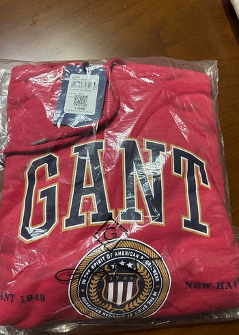 Gant Kırmızı GANT Kapüşonlu Uzun Kollu Sweatshirt