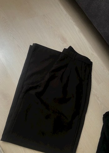 Kadın kahverengi palazzo Kumaş Pantolon