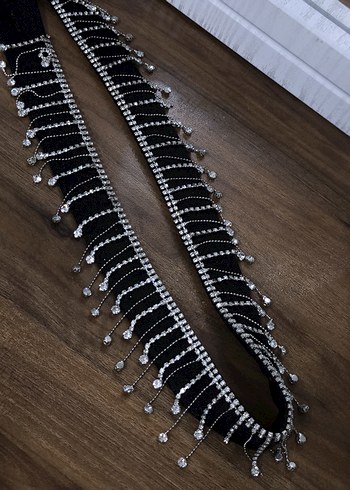 Özel Tasarım Uzun Siyah Şık Kadın Abiye Elbise - Görsel 6