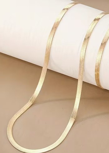 Minimalist Altın Renk Kadın Kolye Bileklik Set - Görsel 3