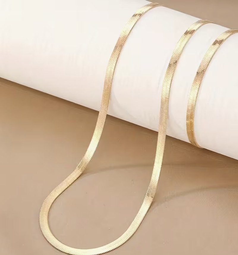 Minimalist Altın Renk Kadın Kolye Bileklik Set - Görsel 3