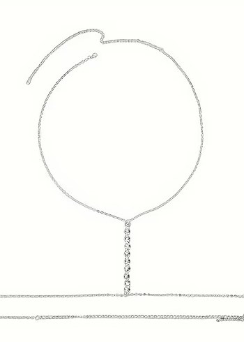 Altın Renk Zincir Detaylı Vücut Zinciri - Görsel 4