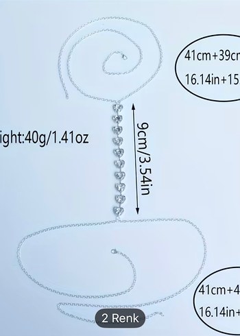 Beyaz Yılan Desenli Zincir Detaylı Vücut Zinciri - Görsel 3