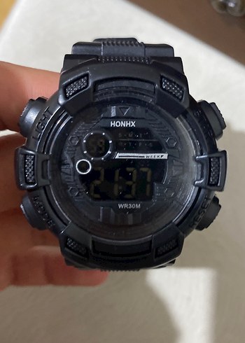 HONHX Dijital Erkek Kol Saati Siyah - Görsel 3