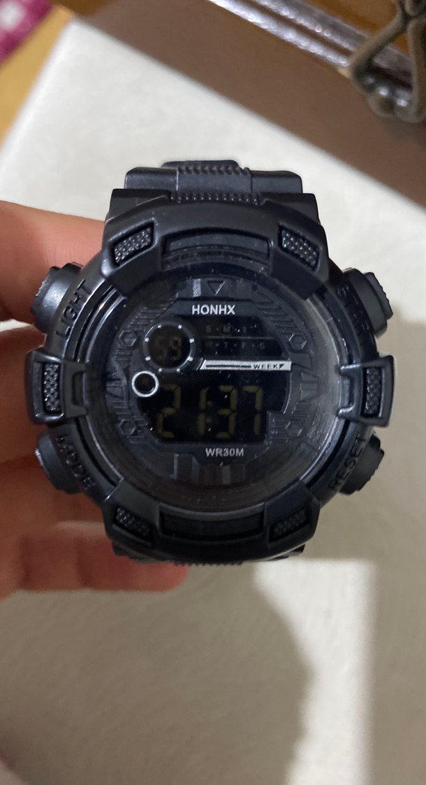 HONHX Dijital Erkek Kol Saati Siyah - Görsel 3