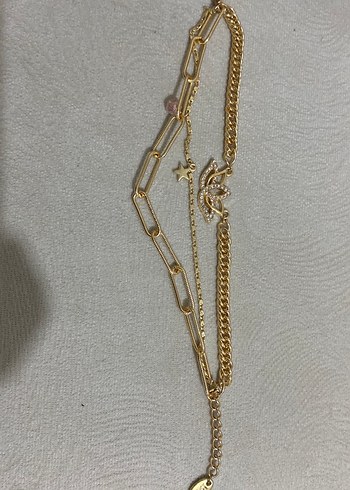 Altın Renkli Mini Zincirli Kadın bileklik - Görsel 2