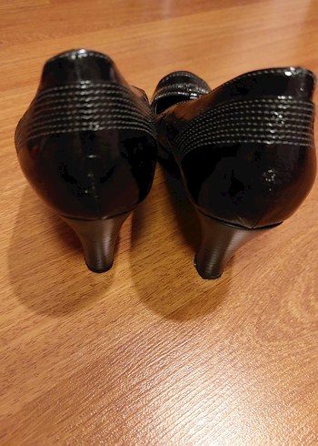 ESPRİT Tokalı Siyah kalın Topuklu Klasik Kadın Ayakkabı VİNTAGE - Görsel 7