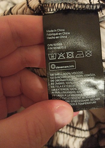 H&M leopar desenli kısa elbise XL - Görsel 6