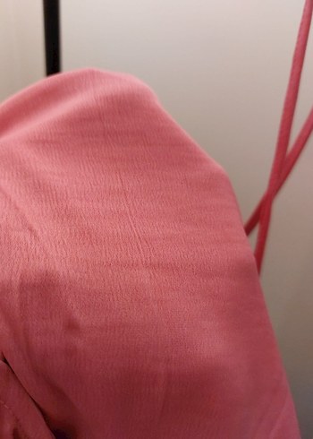 H&M Parlak füşiya renkte kısa elbise - Görsel 2