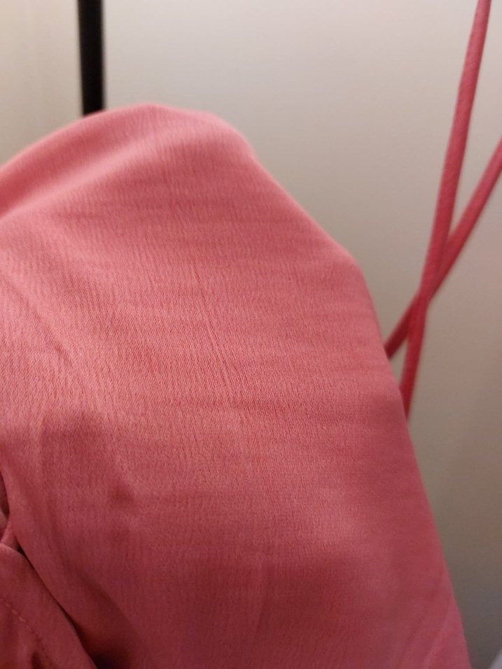 H&M Parlak füşiya renkte kısa elbise - Görsel 2