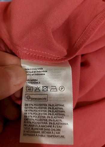 H&M Parlak füşyia ince askılı kısa elbise XL - Görsel 2