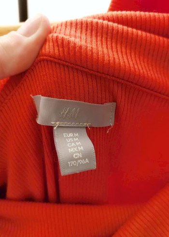 H&M Kırmızı Uzun  Elbise - Görsel 4