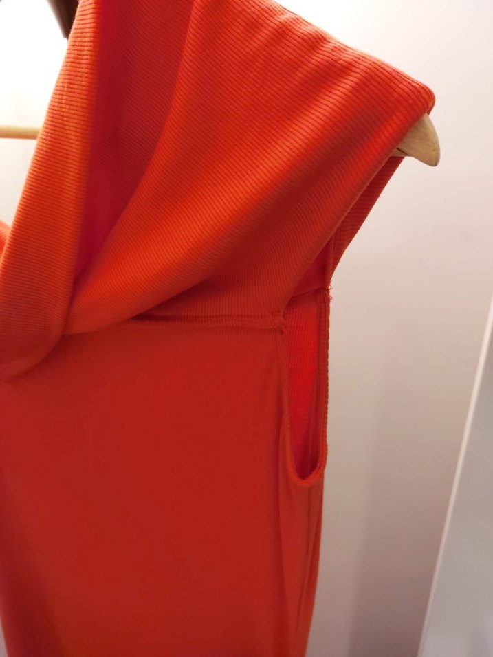 H&M Kırmızı Uzun  Elbise - Görsel 2