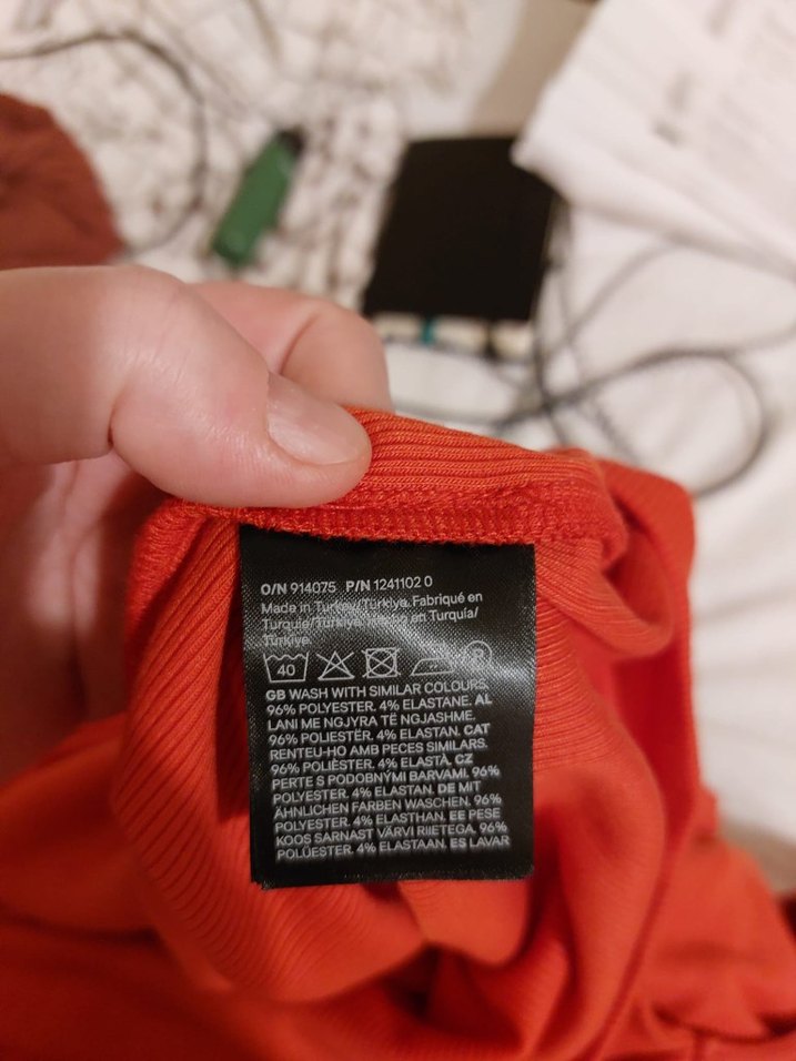 H&M Kırmızı Uzun  Elbise - Görsel 3