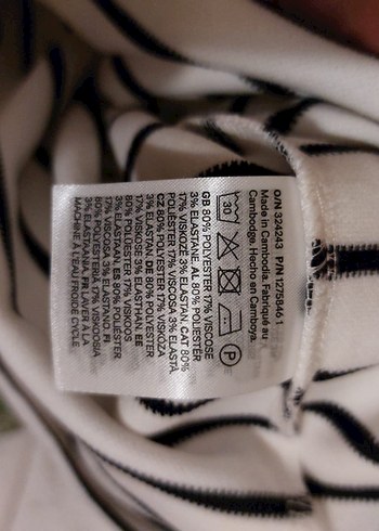 H&M Çizgili, Uzun, Kolsuz Kadın Elbise - Görsel 5