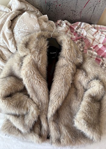 Pull and Bear PULL&BEAR Suni Kürk Ceket