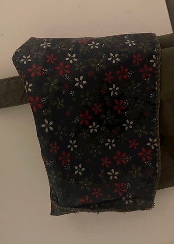 Kemerli Midi Haki Kadın Ceket - Görsel 8