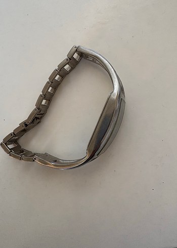 Zincir Detaylı Gri Kadın Saati