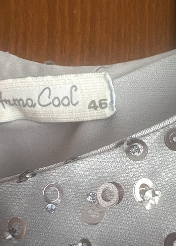 Gri Uzun Kollu Drapeli Abiye Elbise - Görsel 5