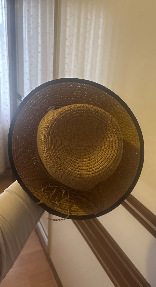 Boncuk Detaylı Bej Bohem Kadın Şapka - Görsel 3