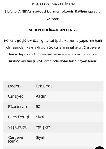 Bilge Karga Kadın Siyah Güneş Gözlüğü - Görsel 5