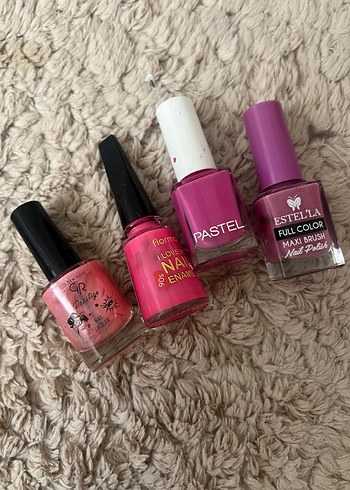 Pastel Pembe Oje Seti