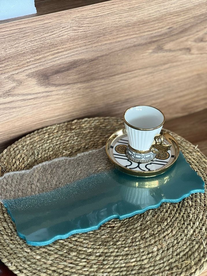 dikdörtgen sunumluk  epoksi - Görsel 2