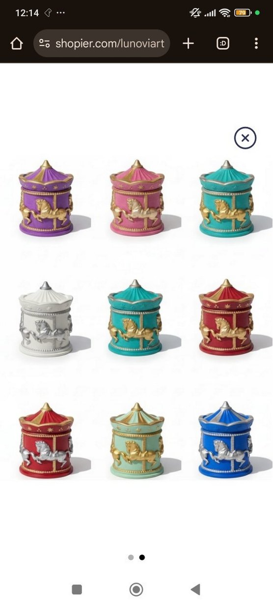 Renkli Atlı Karınca Dekoratif kutu - Görsel 2