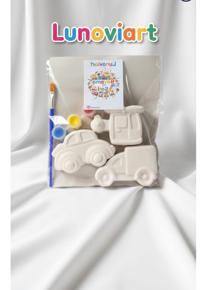 Lunoviart Boyama Seti - Araç Figürlü - Görsel 2