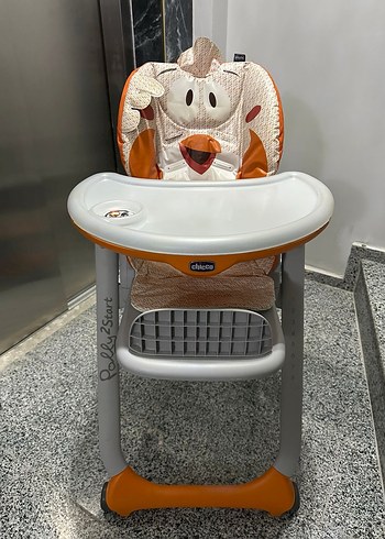 Turuncu Chicco Bebek Mama Sandalyesi - Görsel 6