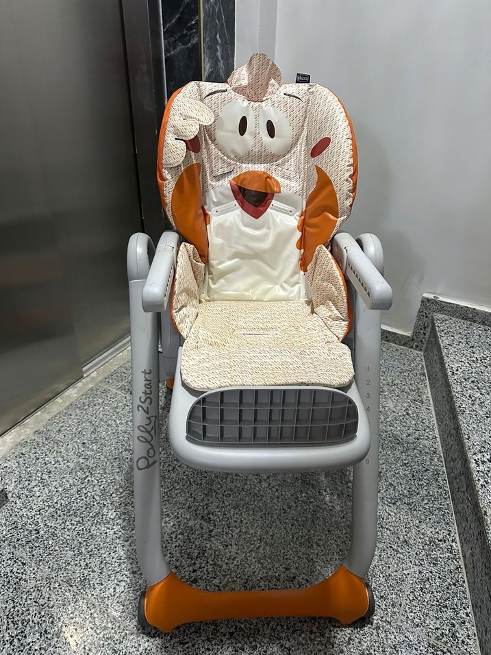 Turuncu Chicco Bebek Mama Sandalyesi - Görsel 5