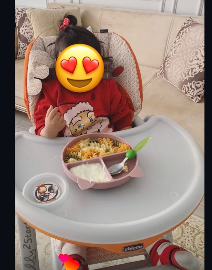 Turuncu Chicco Bebek Mama Sandalyesi - Görsel 2