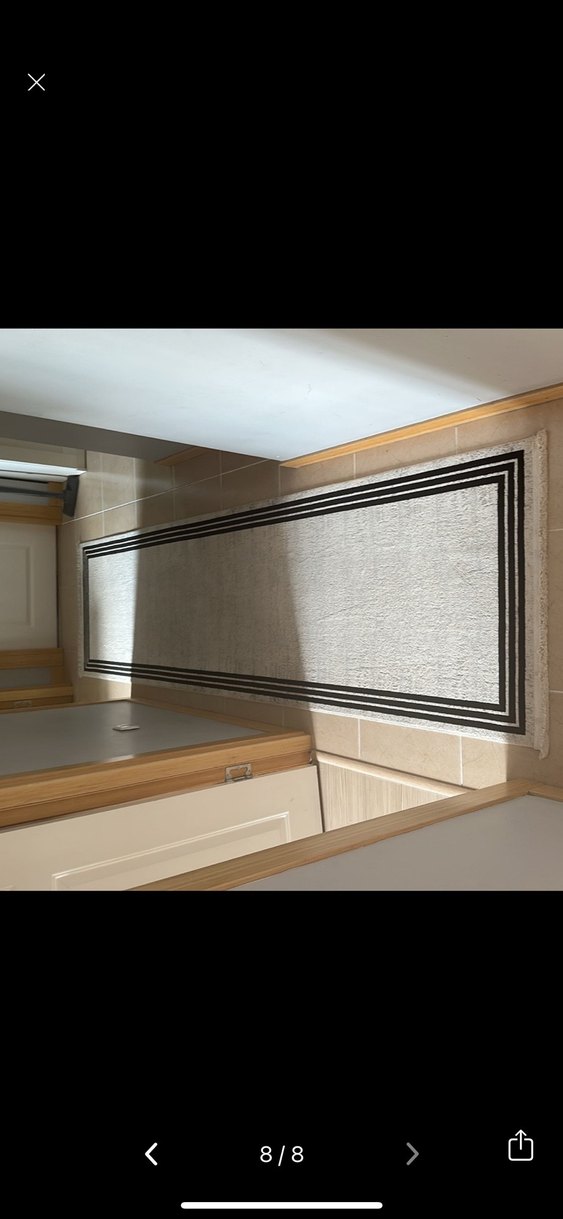 Gri Kenar Detaylı Klasik Halı - Görsel 5