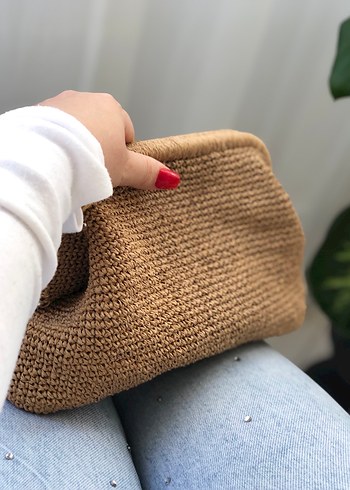 Burslu örgü çanta - Görsel 2
