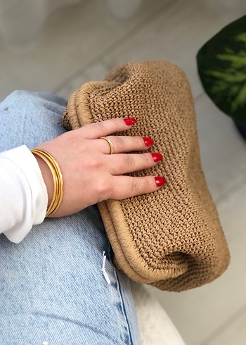 Burslu örgü çanta - Görsel 3