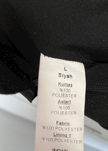 l Beden Siyah V Yaka Uzun Gotik Elbise