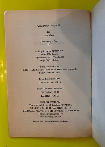 Lili - Annie Wang - Görsel 2