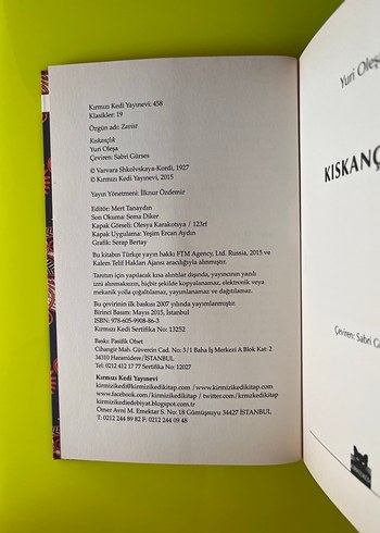 Kıskançlık - Yuri Oleşa - Görsel 2