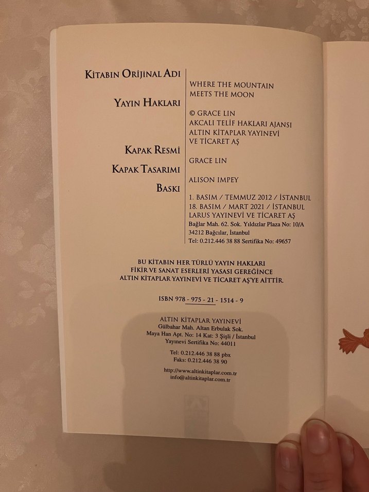 Dağın Ay'la Buluştuğu Yer - Grace Lin - Görsel 2