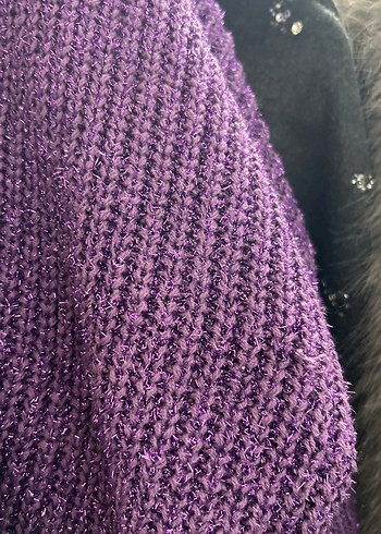 Mor simli Kadın Kazak - Görsel 3