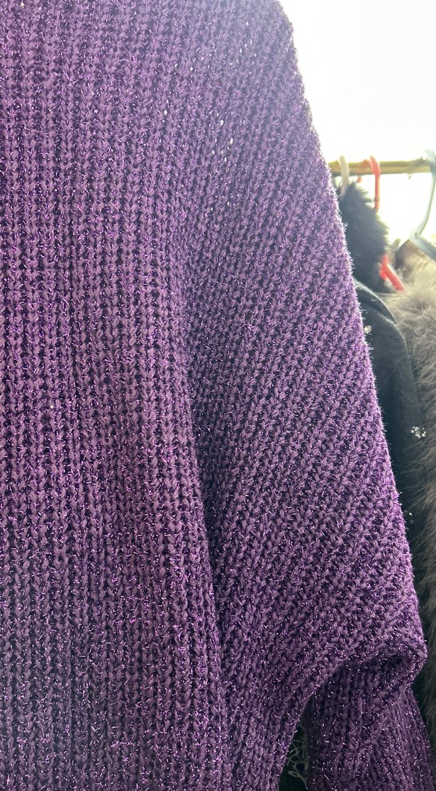 Mor simli Kadın Kazak - Görsel 4