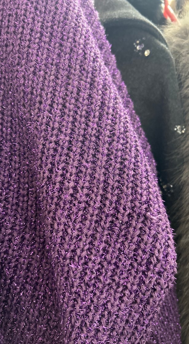 Mor simli Kadın Kazak - Görsel 3