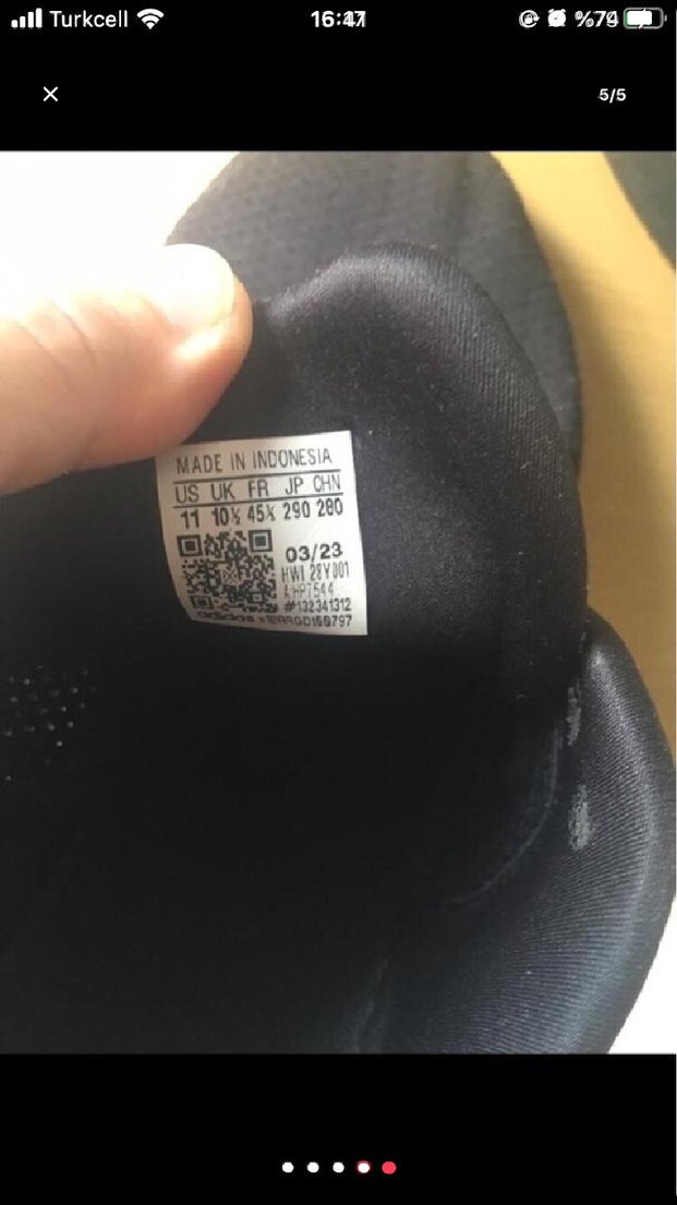 Orjinal Adidas 45 numara - Görsel 5